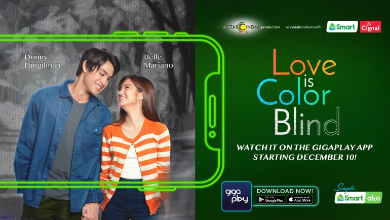 GigaPlay's Latest Film Love is Color Blind Features Phenomenal Love Team Donny Pangilinan and Belle Mariano