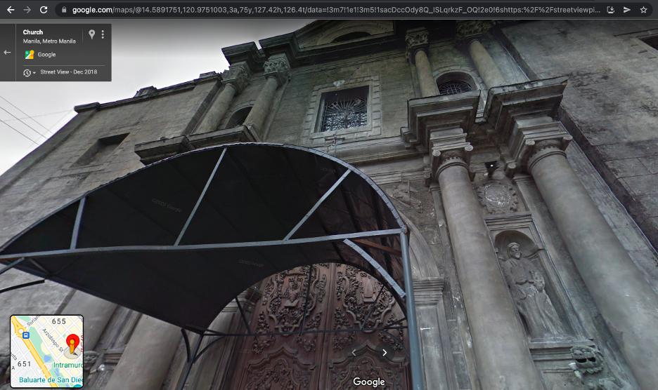 Do your Visita Iglesia with Google Maps