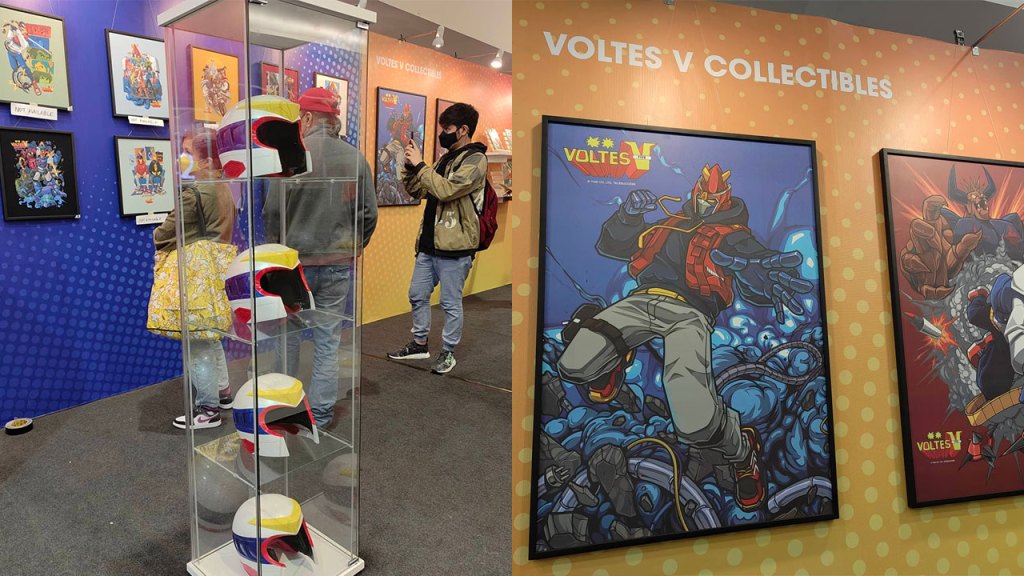 Voltes V collectibles at Toycon 2022