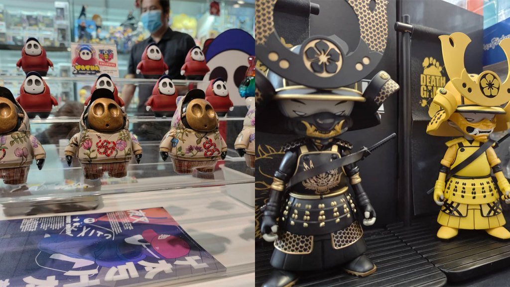 Toys being sold in Collective Base booth in Toycon 2022